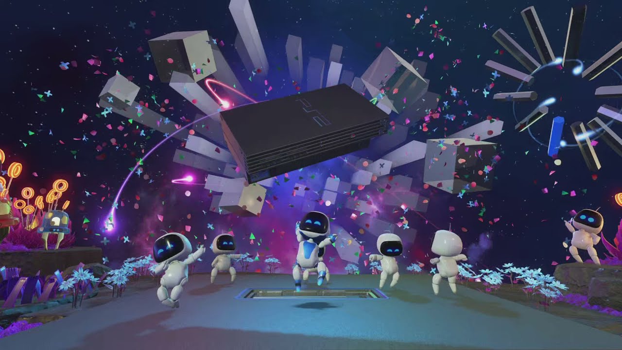 Astro's Playroom all PlayStation consoles startup visual & showcase