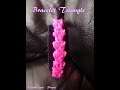 Bracelet triangle Rainbow loom® Tutoriel Français (Niveau Intermédiaire)