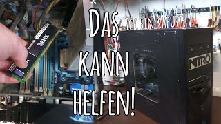 PC macht kein Bild/geht nicht an/fährt nicht hoch | Live Diagnose als Hilfe