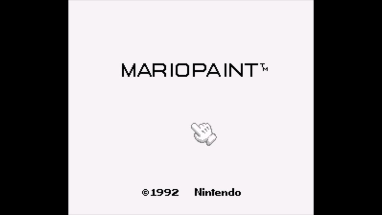 Mario Paint Review for the SNES by John Gage YouTube
