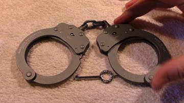 Peerless Model 730C Handschellen Handcuffs Menottes Manette USA Aluminium Handfesseln