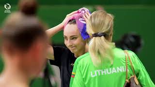 2024 Rhythmic Europeans - Highlights podium training by europeangymnastics 84 views 8 days ago 1 minute, 29 seconds