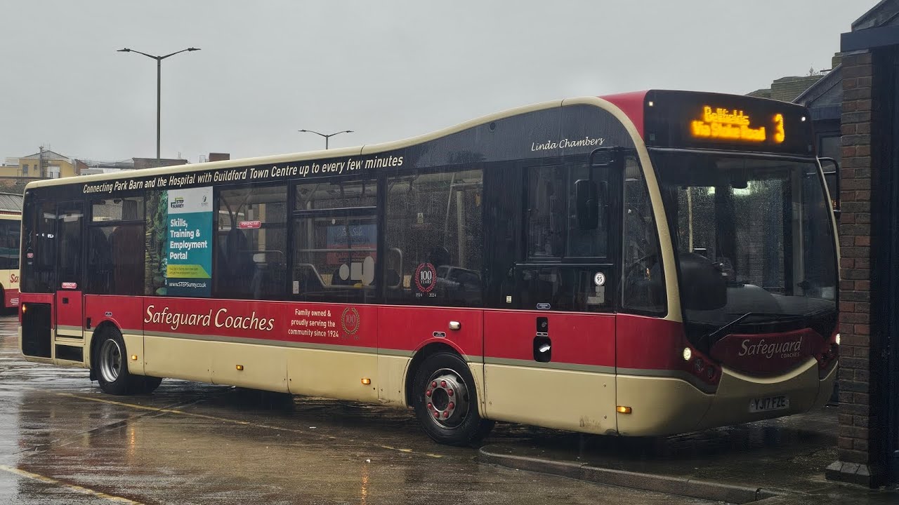 Onboard | Safeguard Optare MetroCity | 11 YJ17 FZE | 3 Bellfields 
