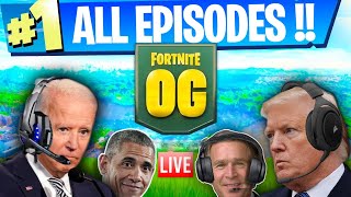 US Presidents Plays OG Fortnite 1-4