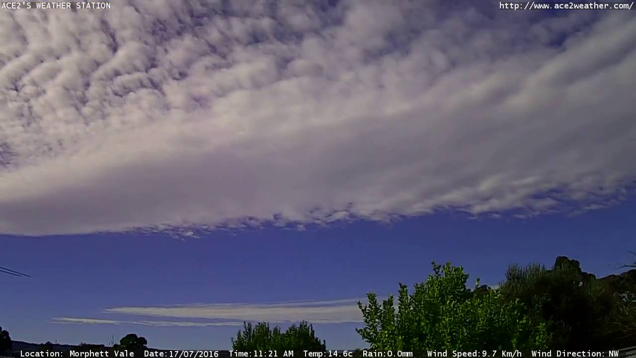 Adelaide weather time Lapse Sun 17 07 2016 YouTube