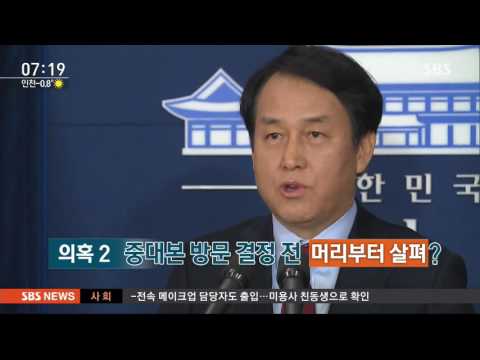 靑 '머리 손질' 궁색한 변명…여전한 의혹 / SBS