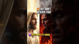 Jesus vs Devil The Truth About Grace ❤️ #oração #oración #oraçãodamanhã #oraçãodanoite #jesus #bible