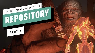 Halo Infinite Legendary Campaign Walkthrough - Mission 12: Repository Part 1 [4K/60FPS]