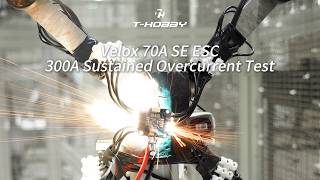 300A ESC Overcurrent Test | How Long Can the T-HOBBY Velox V70A SE ESC Survive