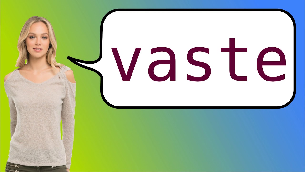 How to say 'vast' in French?