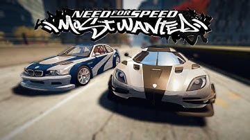 Koenigsegg One:1 vs BMW M3 GTR - Need For Speed Most Wanted
