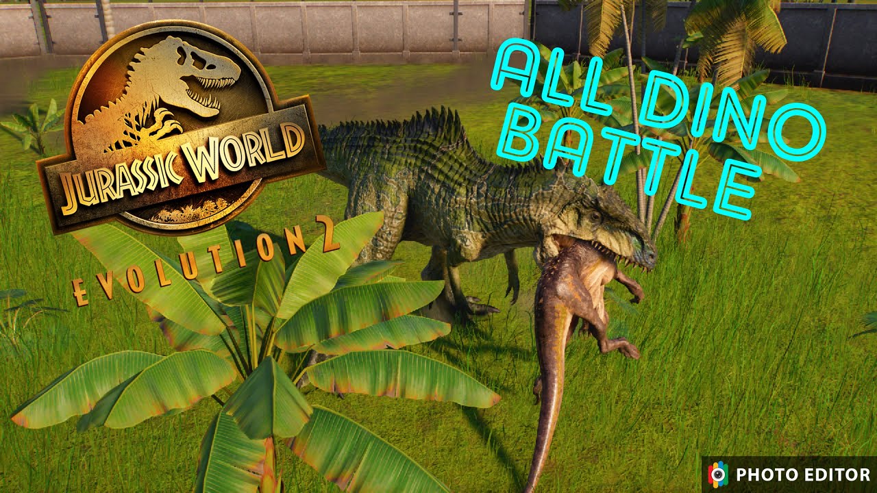 ALL DINOSAURS Battle Royale in Jurassic World Evolution 2 - YouTube