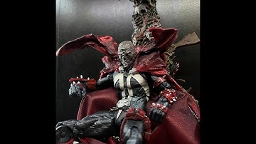 Custom Spawn on Throne McFarlane Toys