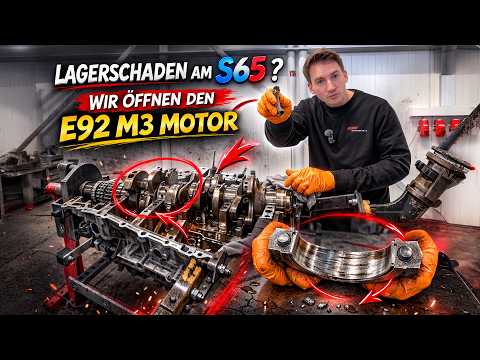 Bearing damage on the S65?! | We're opening up the E92 M3 engine by @PhilippKaess - MX Motorsports