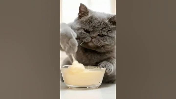 Watch the video about 🎂Cute Cat Bakes a Cake! 🐾 | #cat #cute #relaxing #shorts #ai #aianimation