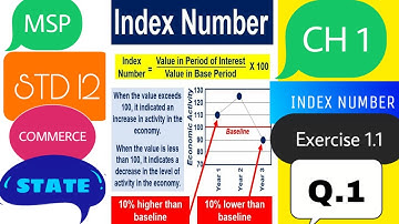 Std 12||COMMERCE||STATE||CH 1||Index Number||Exercise 1.1||Q.1
