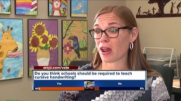 Should schools be required to teach cursive handwriting?