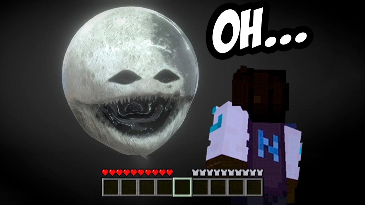 la LUNA esta CAMBIANDO en MINECRAFT...