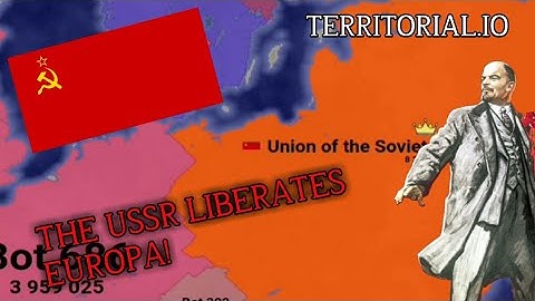 The USSR liberates Europa! | Territorial.io Singleplayer Harder Difficulty