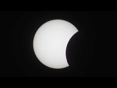 Solar Eclipse after 16mins 12 August 2026 Cambridge England UK 633pm vid6