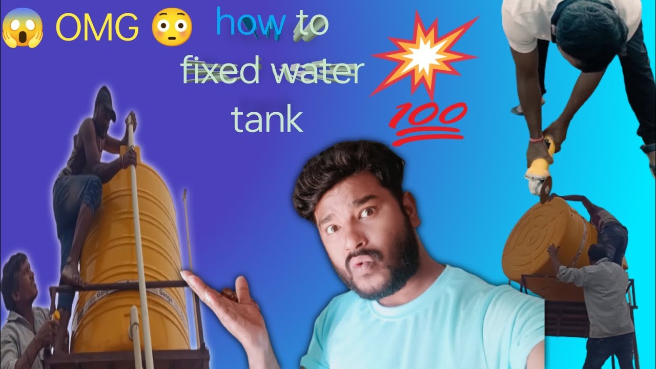 how to install water tank 😱 kaise fix kare? YouTube