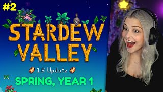 my Stardew Valley 1.6 journey | Spring, Year 1