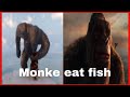 Kong Eats Fish Scene Recreation | Roblox Kaiju Universe