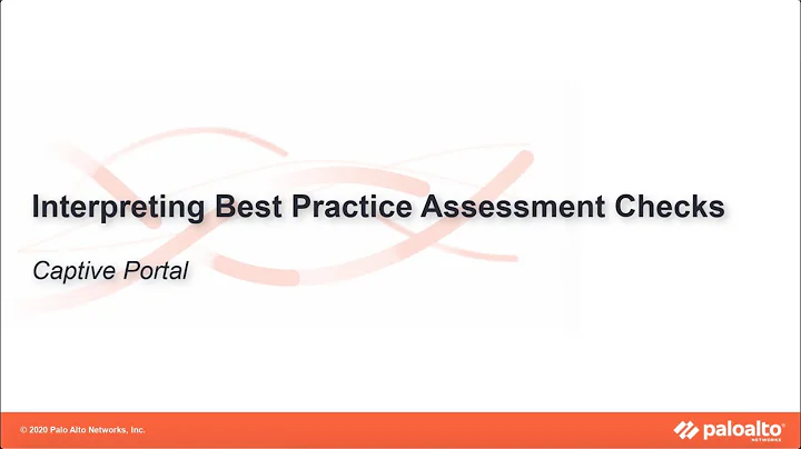 Captive Portal - Interpreting BPA Checks - Policies