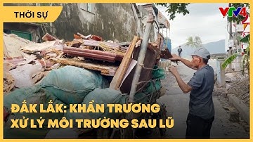 Đắk Lắk: Khẩn trương xử lý môi trường sau lũ | VTV4