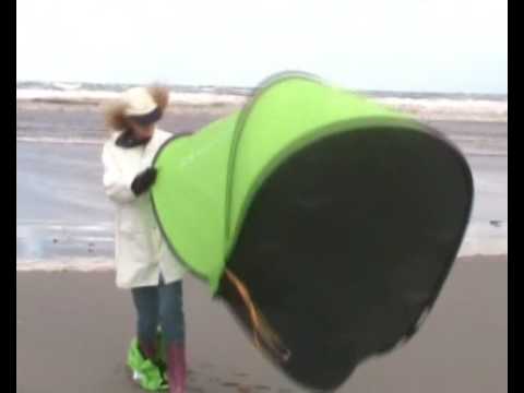 quechua beach tent video