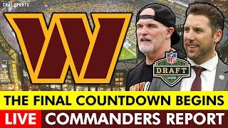 Commanders Report Live: FINAL SHOW Before The 2025 NFL Draft | Trade & Draft Rumors, Mock Draft, Q&A