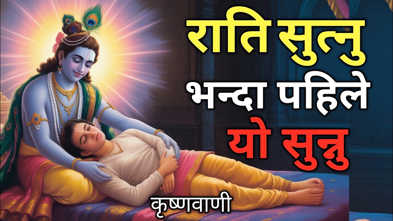 भगवान श्री कृष्ण का बिचारहरु | Best Krishna Motivational Speech in Nepali| Krishna Vani | Geeta Saar