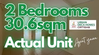 2 Bedrooms 30.6sqm | Urban Deca Homes Ortigas | Actual unit