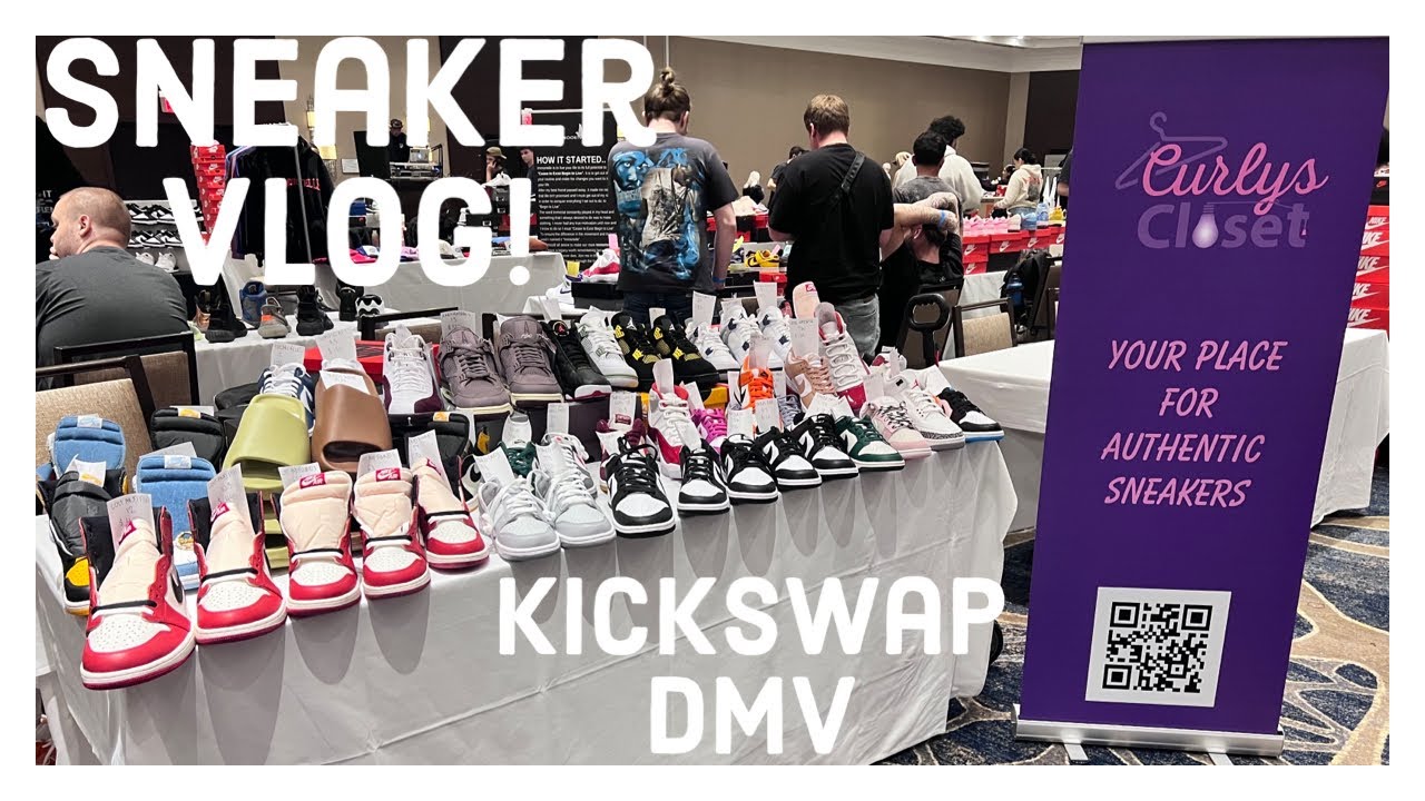 Vlog 14: Kickswap Sneaker Event! I got a table full of heat!