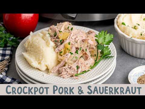 🥬You may like this even if you don't like sauerkraut! Pork and Sauerkraut are PERFECT together.