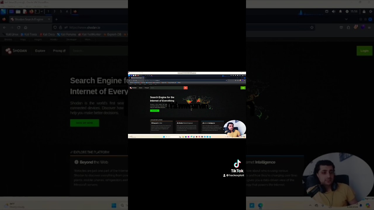Shodan search engine.