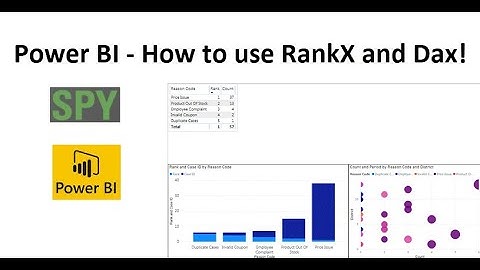 Power BI DAX - How to use RankX!