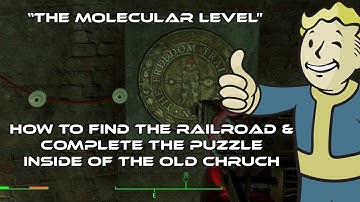 Fallout 4: "The Molecular Level" Quest - How To Find The Railroad & Complete The Puzzle