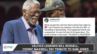 Celtics Legends Bill Russell, Cedric Maxwell Pay Tribute To Sam Jones