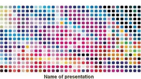 Pixelization PowerPoint Template by PoweredTemplate.com