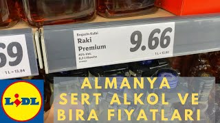 Almanya Market Alışverişi / Rakı, Viski, Cin, Vodka, Likör ve Bira Fiyatları - Lidl Market