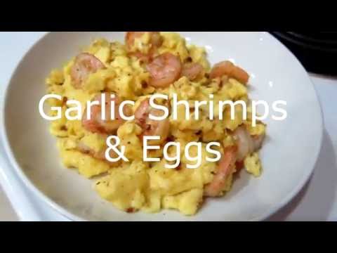 Cantonese Butter Garlic Shrimps & Scrambled Eggs