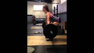 20140714 snatch below the knee at 75% of 95# (75#)