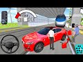 Red Mercedes vs Bullet Train 🚅 FULL SPEED Crash 😳 | Can It Survive? | 3D Driving Class