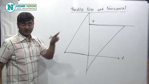 Parallel Lines & Transversal Class 8th Mathematics Chapter 2 Part 5 Maharashtra Board English Med