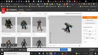 Why the animation of the character in Mixamo doesn't work in Blender? [SOLVED]
