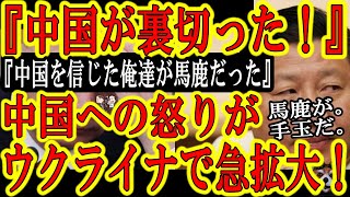 【ウクライナ絶叫！『中国め！裏切ったなぁ！信頼した俺達が馬鹿だった！』】ウクライナで拡大する中国への失望！中国にも米国・英国にも裏切られたウクライナ。他国に頼り過ぎる危険性を日本も学ばなければならない