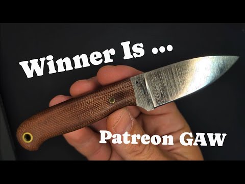 Knife Giveaway Winner Is....