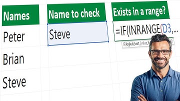 Excel IF Range Contains Value - How to use an IF Statement on a Range