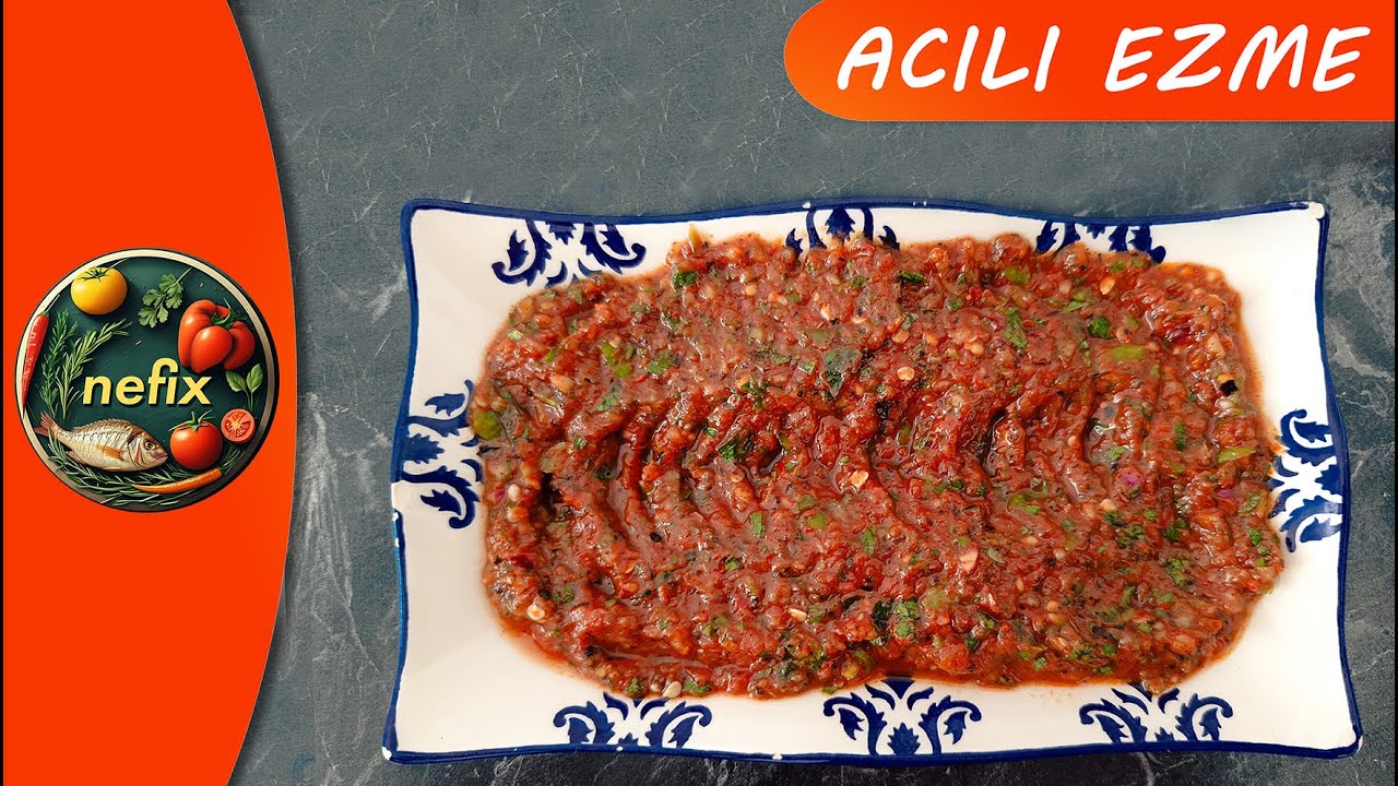 Acılı Ezme Tarifi Lokanta Usulü #yemek #ezme #acılıezme #lokanta #esnaf #tarif #meze #pratiktarifler